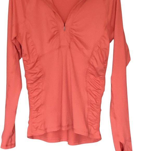 The North Face Coral Zip Athletic Top, with Ruched Insets - Picture 6 of 7